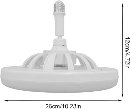 Smashing Luz LED com Ventilador | Teto com Controle Remoto | Regulável em 3 Cores, 3 Velocidades, Temporização, Ideal para Sala de Estudo